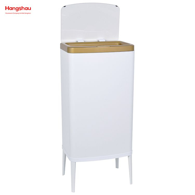 55L المطبخ الذكي القمامة الغبار سلة المهملات التعريفي سلة المهملات الاستشعار التلقائي مزبلة سلة المهملات البلاستيكية 