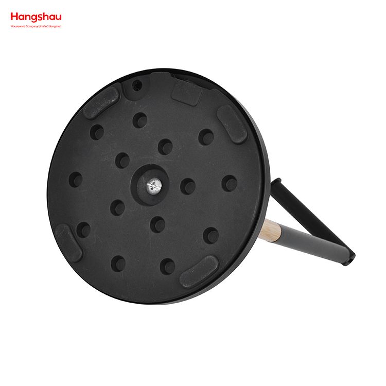 حامل مناديل بقاعدة مستديرة من الحديد على شكل 7 حامل مناديل بتصميم جديد حامل مناديل مجزأة من الخيزران والمعدن