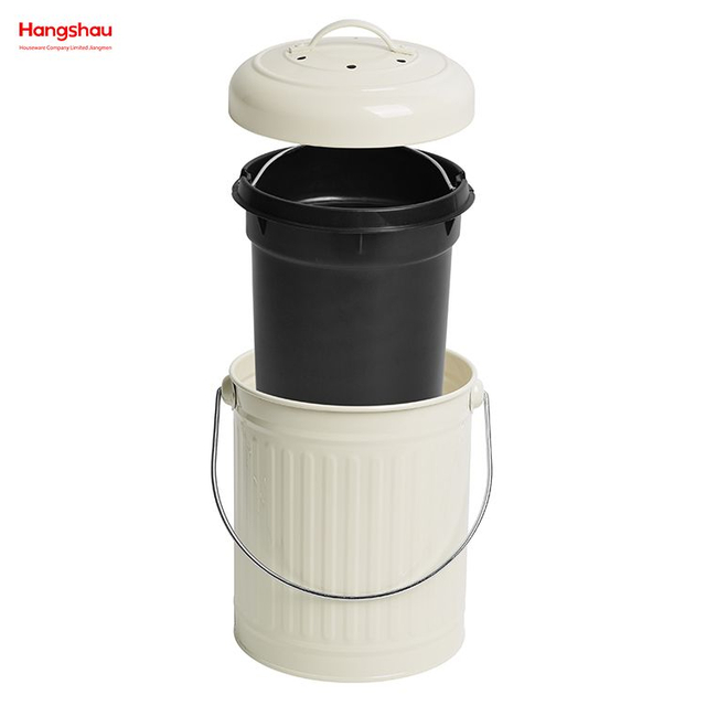 سلة سماد نفايات الطعام، حاوية قمامة الطاولة، حاوية قمامة خالية من الروائح، سلة سماد المطبخ من الفولاذ المقاوم للصدأ