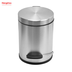 5L براءة اختراع تصميم الحمام سلة المهملات المعدنية مسحوق الطلاء موردن نمط مزبلة سلة المهملات صناديق الغبار دواسة المنزلية سلة المهملات لداخلية سلة المهملات دواسة القدم 