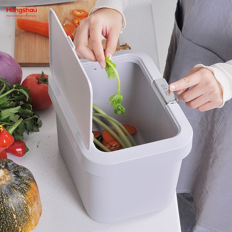 5L مكتب منزلي القمامة سلة المهملات صناديق القمامة البلاستيكية سلة مهملات صغيرة سطح المكتب حاوية القمامة لتخزين المطبخ