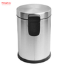 الحمام المنزلي الفولاذ المقاوم للصدأ 3L سلة المهملات دواسة مع غطاء إغلاق ببطء و Mutely سلة المهملات المستديرة سلة المهملات مزبلة