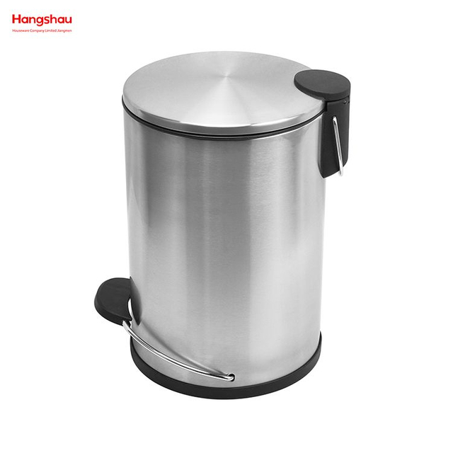 7L براءة اختراع تصميم الحمام سلة المهملات المعدنية الدرجة العالية الفولاذ المقاوم للصدأ المطبخ سلة المهملات مع دواسة القدم سلة المهملات صناديق الغبار دواسة المنزلية سلة المهملات سلة المهملات في الأماكن المغلقة دواسة القدم 