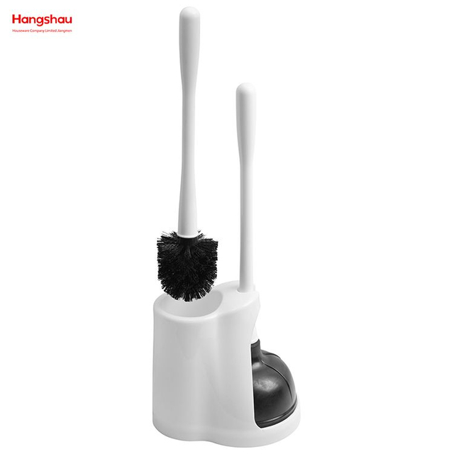 مكبس المرحاض وفرشاة فرشاة المرحاض الاقتصادية ومجموعة المكبس كومبو مع 2 في 1 فرشاة المرحاض مجموعة المكبس مع حامل 