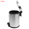 الحمام المنزلي الفولاذ المقاوم للصدأ 3L سلة المهملات دواسة مع غطاء إغلاق ببطء و Mutely سلة المهملات المستديرة سلة المهملات مزبلة