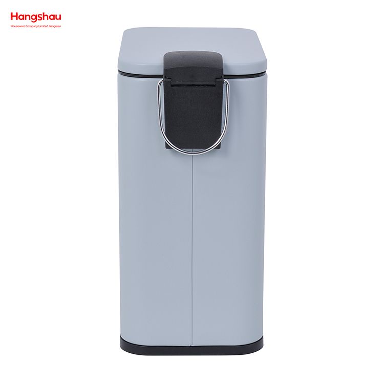 سلة المهملات المكتبية المنزلية سلة المهملات بدواسة مستطيلة من الحديد سلة المهملات بدواسة القدم للمطبخ والحمام مع سلة المهملات سلة قمامة الفندق