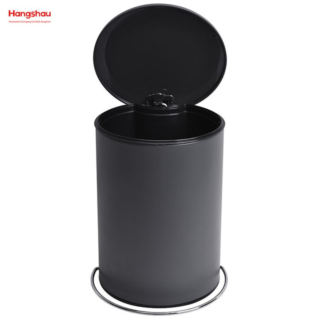 3L البلاستيك بسيط القدم دواسة دواسة النفايات المنزلية سلة المهملات في الأماكن المغلقة يمكن الحمام سلة المهملات المعدنية مسحوق الطلاء موردن نمط مزبلة سلة المهملات صناديق الغبار تصميم براءات الاختراع 