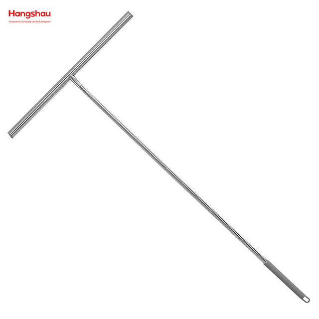 الجدار الخارجي زجاج طويل من الفولاذ المقاوم للصدأ ينظف ممسحة معدنية محمولة لتنظيف النوافذ ممسحة النوافذ