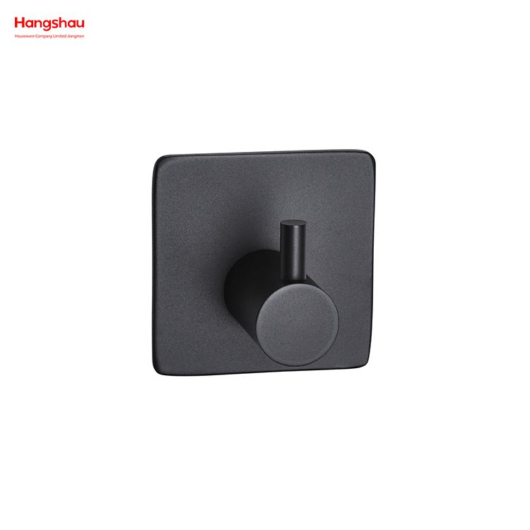 خطاف لاصق من الفولاذ المقاوم للصدأ للتعليق على الحائط مع شريط لاصق مزدوج خطافات معدنية للحمام للجدار