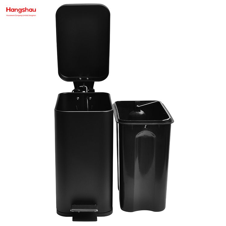 5L المنزلية ساحة الحمام سلة المهملات للداخلية سلة المهملات مسحوق معدني طلاء سلة المهملات صناديق الغبار دواسة موردن نمط سلة المهملات سلة المهملات