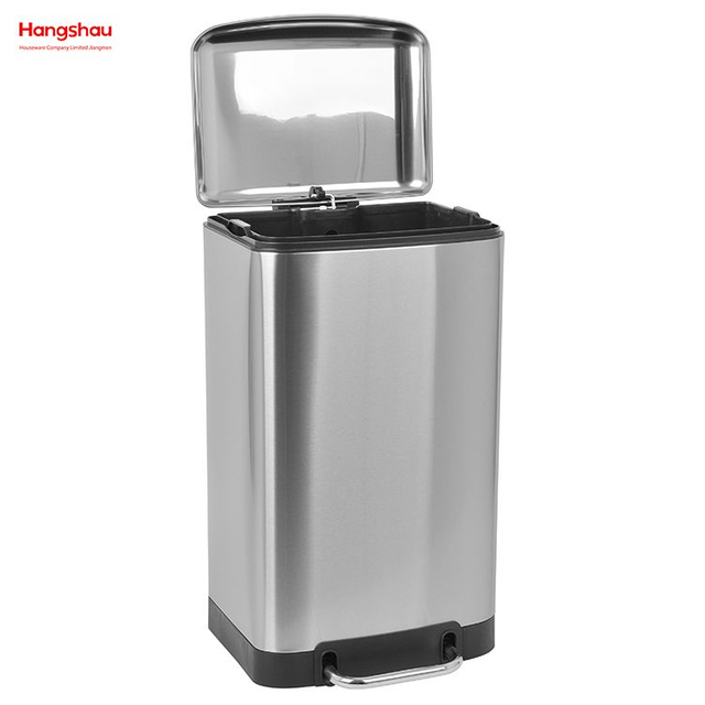 سلة المهملات التجارية للمطبخ والفندق بسعة 30 لترًا متقدمة