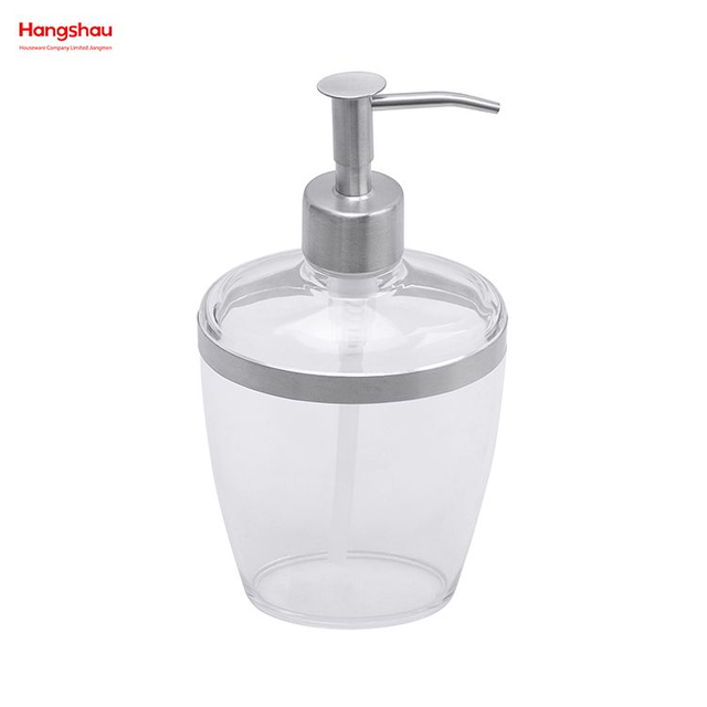 ملحقات الحمام البلاستيكية الشفافة مجموعة فاخرة موزع الصابون العائلي الفاخر حامل فرشاة الأسنان طبق الصابون 