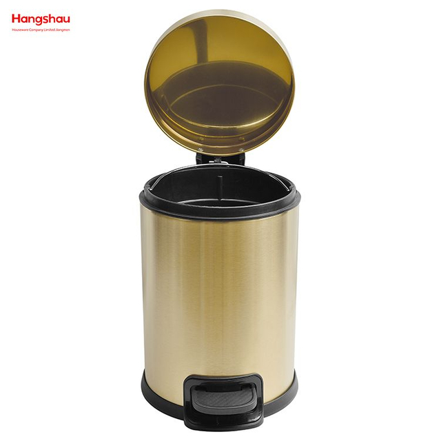 3L سلة المهملات المعدنية للحمام نمط موردن 
