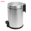 الحمام المنزلي الفولاذ المقاوم للصدأ 3L سلة المهملات دواسة مع غطاء إغلاق ببطء و Mutely سلة المهملات المستديرة سلة المهملات مزبلة