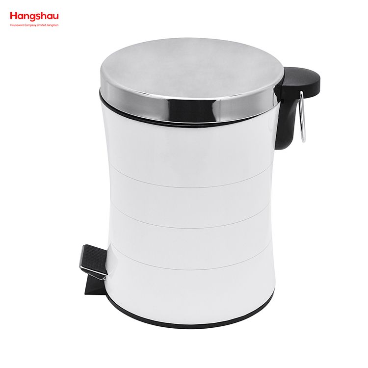 5L الحمام مسحوق الطلاء المنزلية دواسة سلة المهملات سلة المهملات المعدنية للداخلية سلة المهملات نمط موردن مزبلة سلة المهملات صناديق الغبار