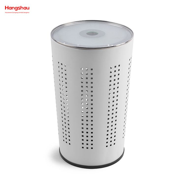 سلة تخزين منزلية كبيرة سلة الغسيل غسل تخزين الملابس القذرة سلة الغسيل سلة الغسيل المعدنية مع غطاء 